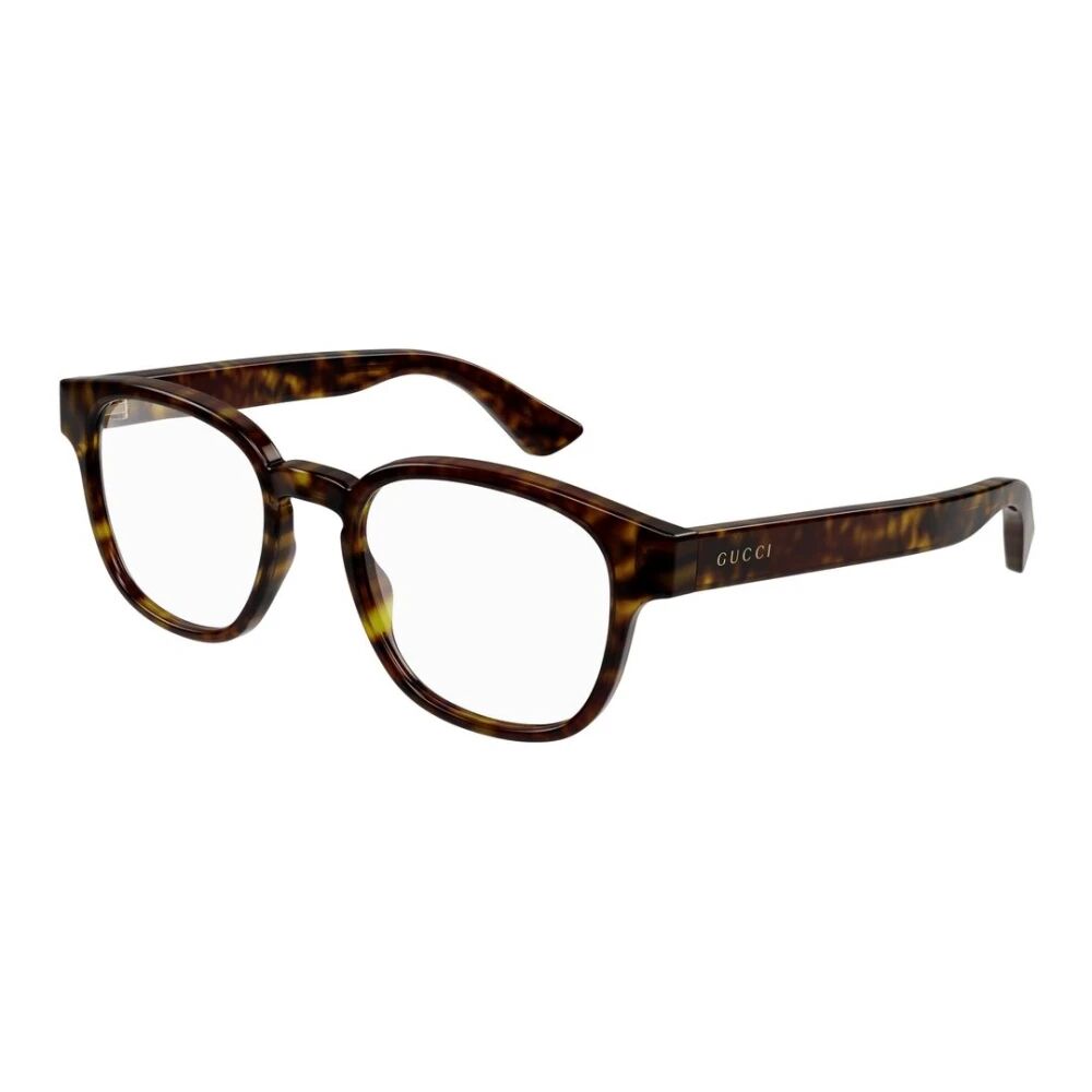 Gucci , Iniettato Optical Uomo Glasses ,Brown unisex, Sizes: 49 MM