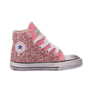 Converse , Customized Junior`s Shoes Sneakers Pink Noos ,Pink unisex, Sizes: 22 EU, 24 EU, 20 EU, 25 EU, 26 EU, 19 EU, 21 EU, 23 EU