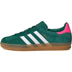 Adidas , Gazelle Indoor Green Pink Sneaker ,Green female, Sizes: 8 1/3 UK, 6 1/3 UK, 3 2/3 UK, 4 1/3 UK, 5 2/3 UK, 5 UK, 7 UK, 7 2/3 UK, 3 UK