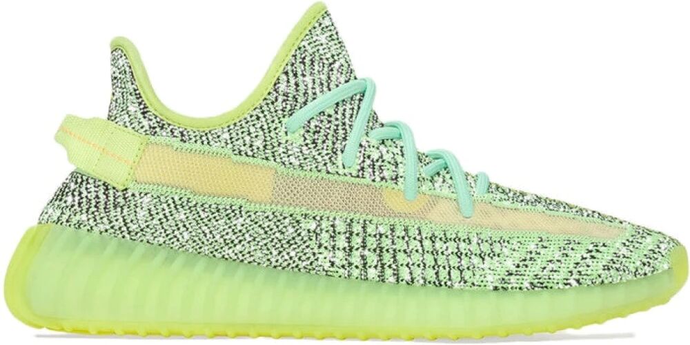 Adidas , Yeezy Boost 350 V2 Yeezreel Shoes ,Green male, Sizes: 4 UK