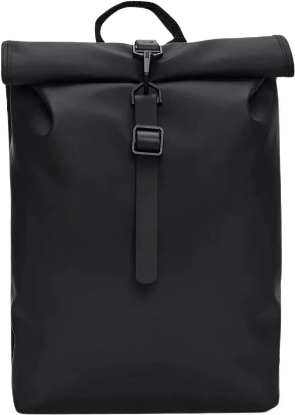 Rains , Rolltop Mini Backpack ,Black male, Sizes: ONE SIZE