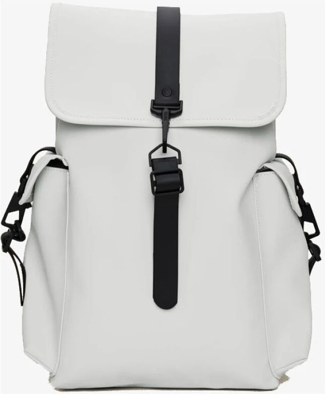 Rains , Snap Closure Backpack ,Gray unisex, Sizes: ONE SIZE