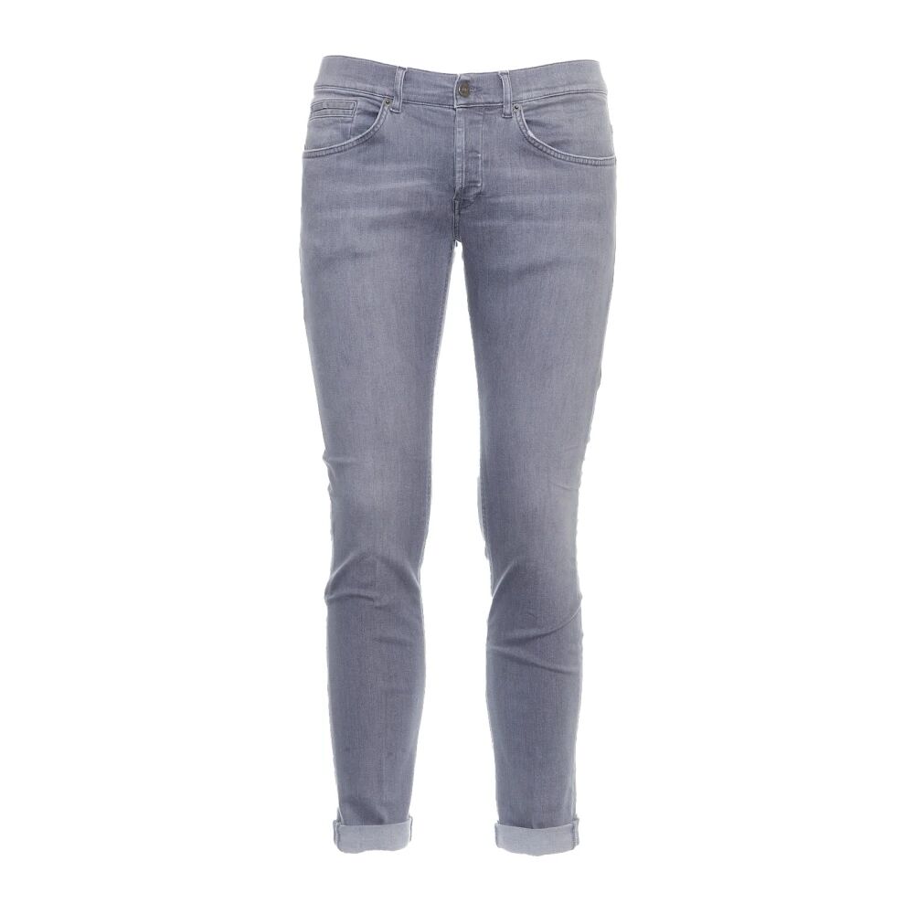 Dondup , Men's Clothing Jeans Grey Denim Ss24 ,Gray male, Sizes: W35, W30, W29, W32, W38, W34, W33, W31