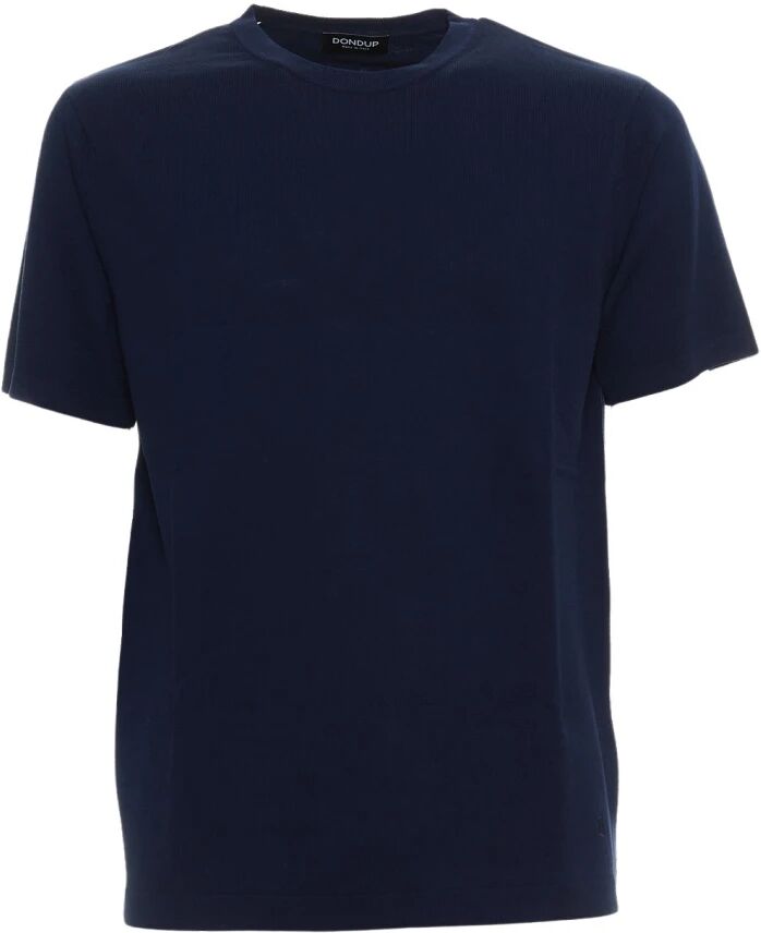 Dondup , Men's Clothing T-Shirts & Polos Blue Ss24 ,Blue male, Sizes: XL, L, M, 3XL