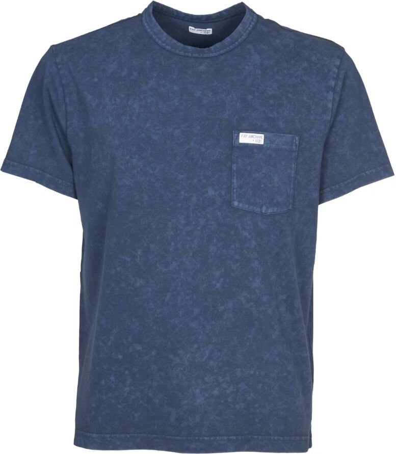 Fay , Men's Clothing T-Shirts & Polos Blue Ss24 ,Blue male, Sizes: L, 2XL, M, XL