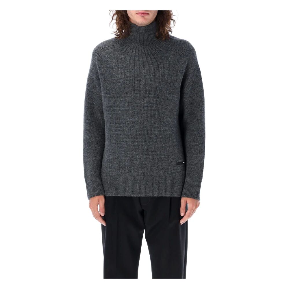 Oamc , Men`s Clothing Turtleneck Grey Aw23 ,Gray male, Sizes: XL