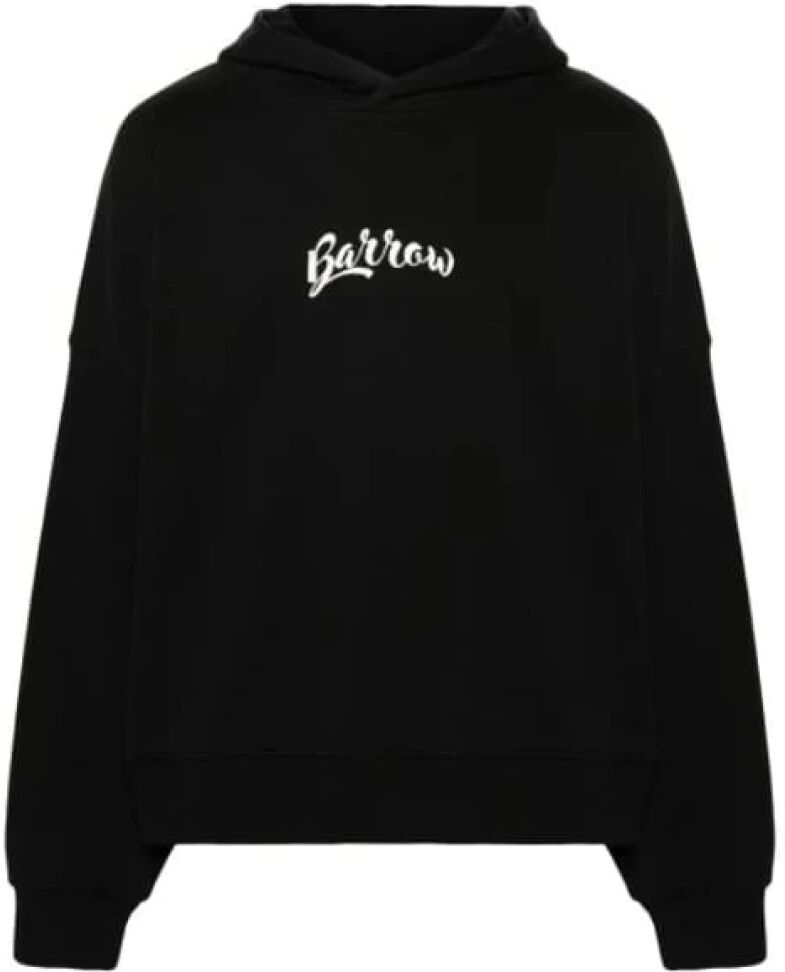 Barrow , Men's Clothing Sweatshirts Nero Ss24 ,Black male, Sizes: S, M