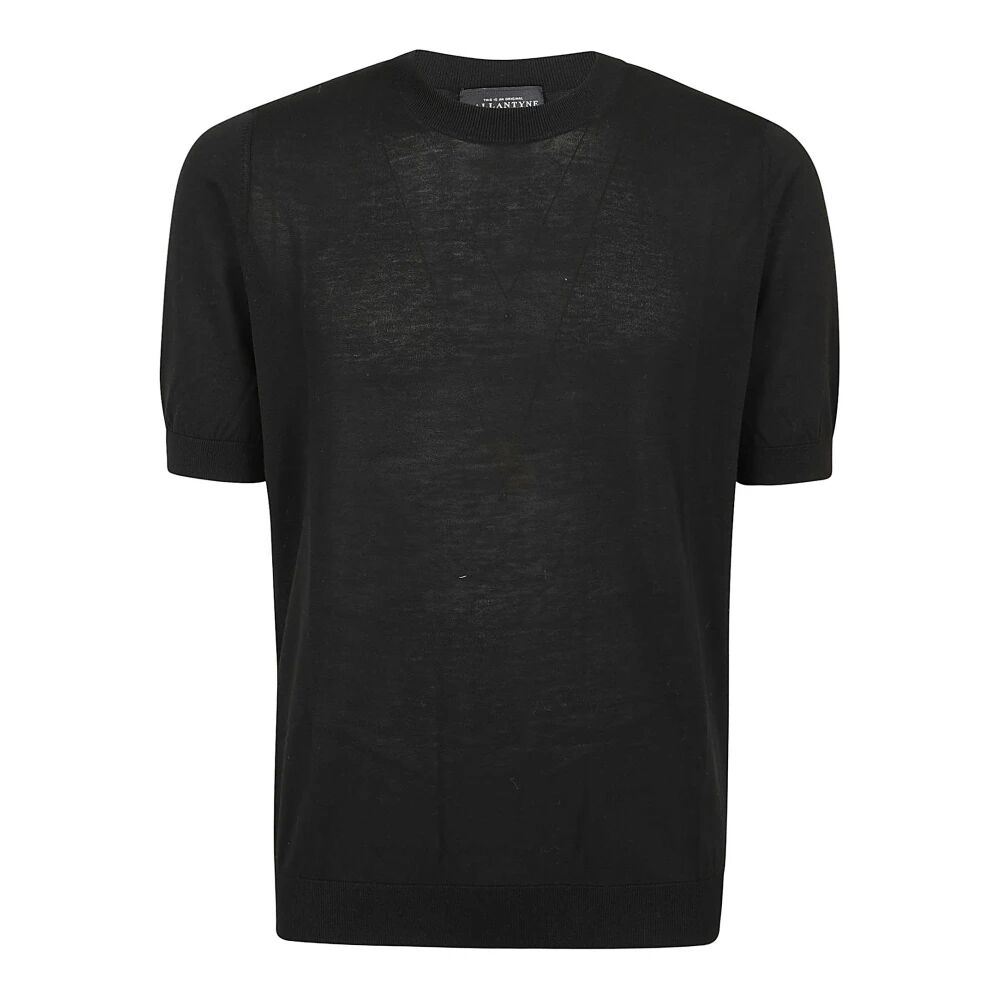 Ballantyne , Men's Clothing T-Shirts & Polos Black Ss24 ,Black male, Sizes: 3XL, 2XL, M, XL