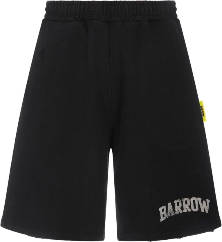 Barrow , Men's Clothing Shorts Nero Ss24 ,Black male, Sizes: XS, S, M