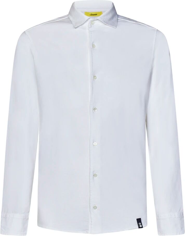 Drumohr , Men's Clothing Shirts White Ss24 ,White male, Sizes: L, M, XL