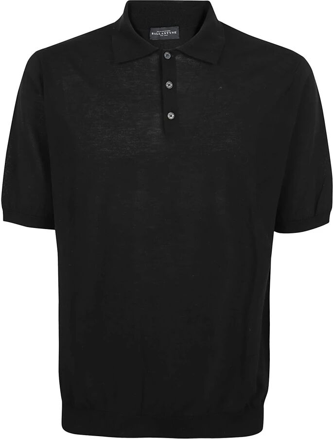 Ballantyne , Men's Clothing T-Shirts & Polos Black Ss24 ,Black male, Sizes: 2XL, 3XL, L