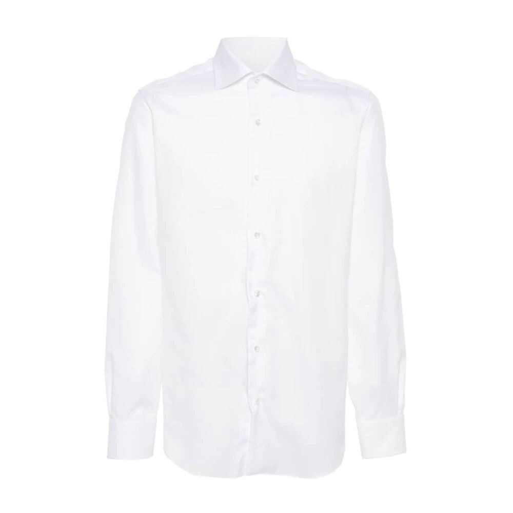 Barba , Men's Clothing Shirts White Ss24 ,White male, Sizes: 2XL, L