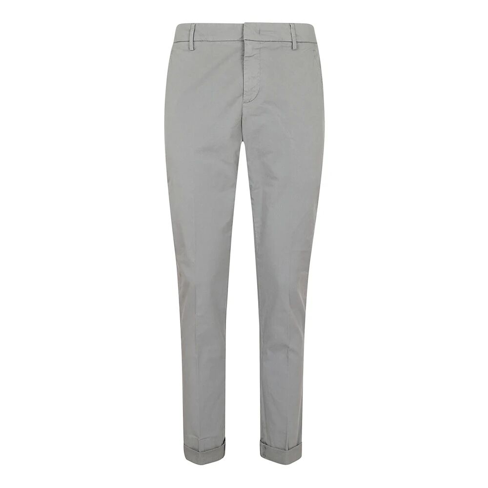 Dondup , Men's Clothing Trousers Grey Ss24 ,Gray male, Sizes: W40