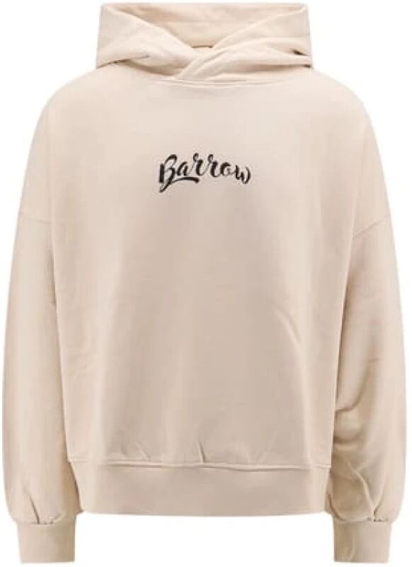 Barrow , Men's Clothing Sweatshirts Beige Ss24 ,Beige male, Sizes: S, XS, M