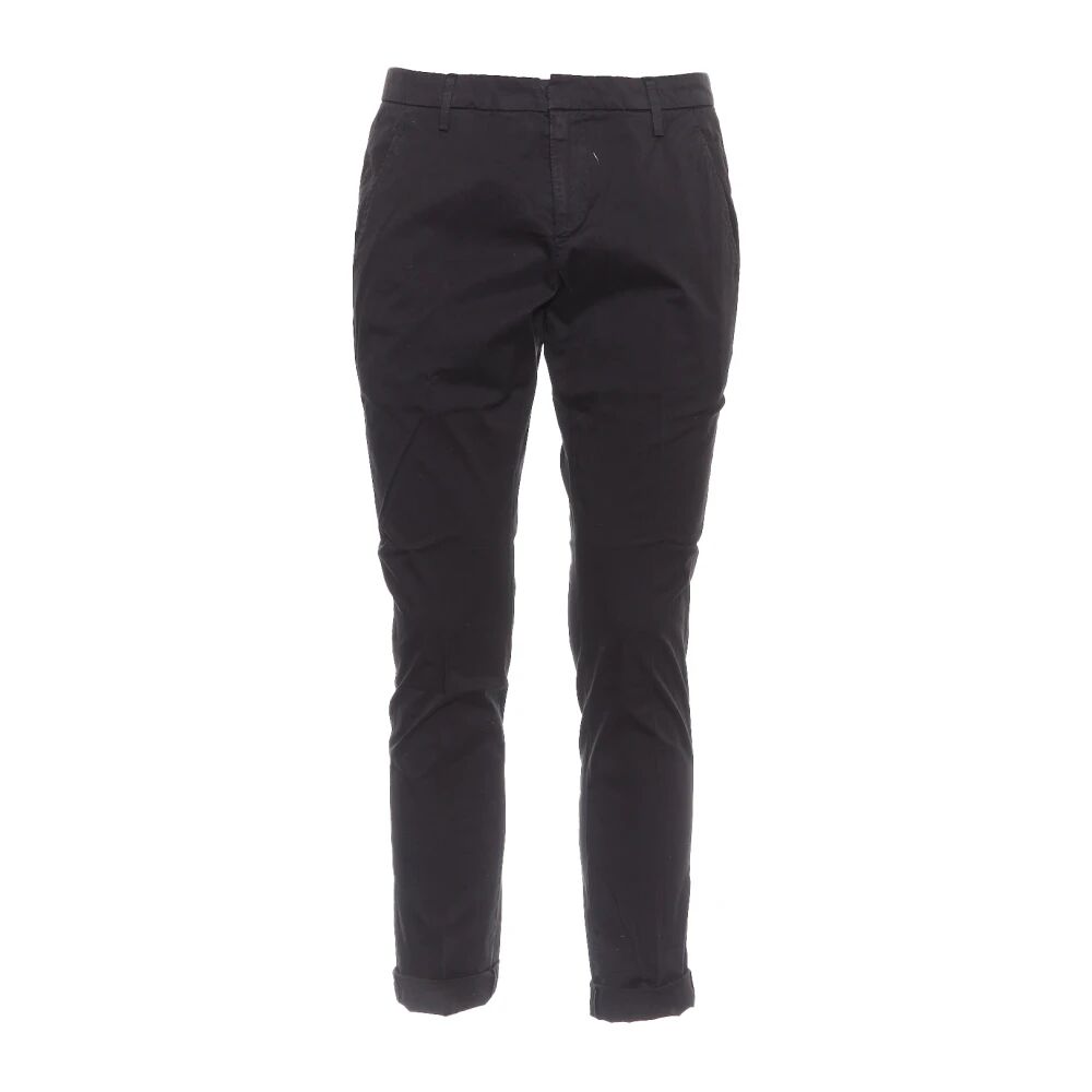 Dondup , Men's Clothing Trousers Black Ss24 ,Black male, Sizes: W38, W35, W34, W31, W33, W32, W36, W30