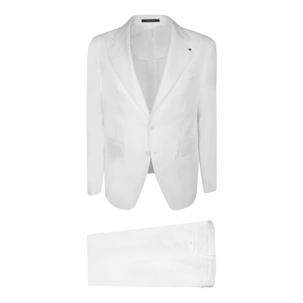 Tagliatore , Men's Clothing Suits White Ss24 ,White male, Sizes: L, M