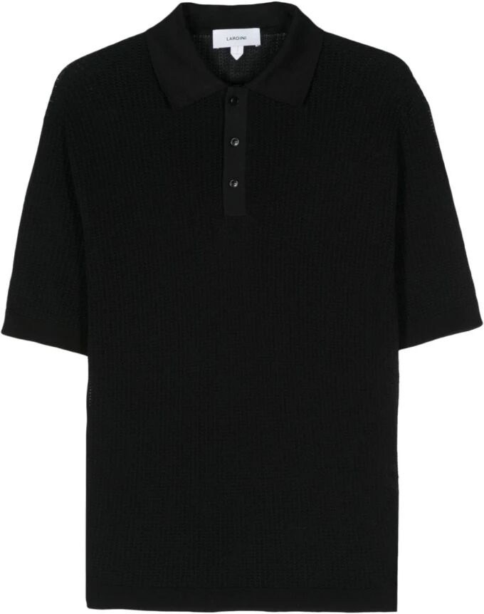 Lardini , Men's Clothing T-Shirts & Polos Black Ss24 ,Black male, Sizes: S, L, M