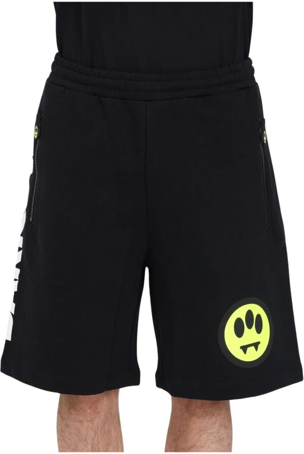 Barrow , Men's Clothing Shorts Nero Ss24 ,Black male, Sizes: S