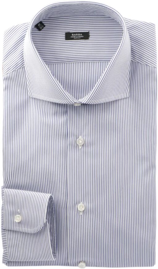 Barba , Men`s Clothing Shirts Blue ,Blue male, Sizes: 4XL, L