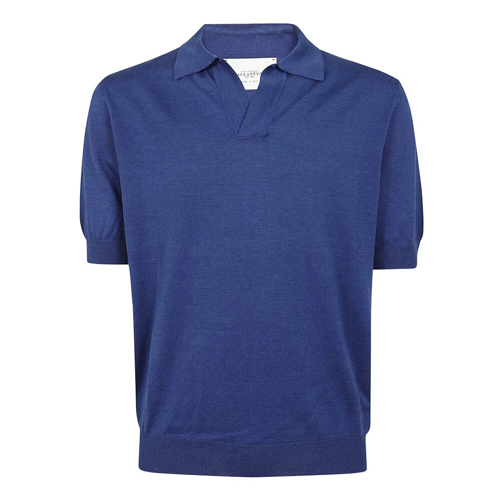 Ballantyne , Men's Clothing T-Shirts & Polos Blue Ss24 ,Blue male, Sizes: XL, M