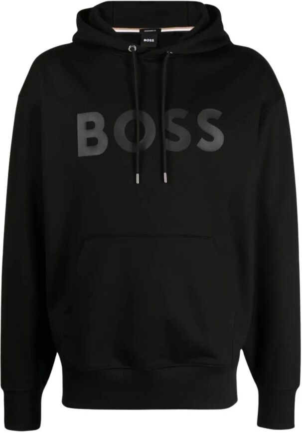 Hugo Boss , Men's Clothing Sweatshirts Black Noos ,Black male, Sizes: M, L, XL