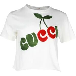 Gucci Vintage , Pre-owned Cotton tops ,White female, Sizes: XS