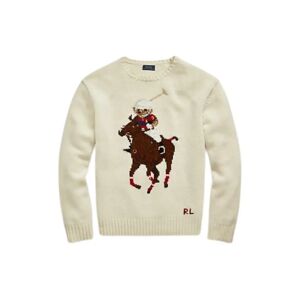 Polo Ralph Lauren , Sweatshirts & Hoodies ,Beige female, Sizes: L, XL, M, 2XS