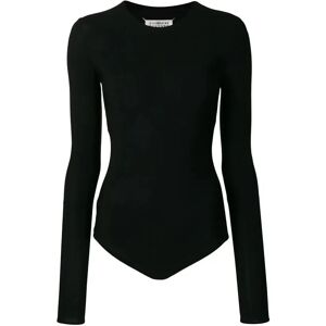 Maison Margiela , Black Bodysuit Upgrade - Style S51Na0056S20518900 ,Black female, Sizes: L, M, XL