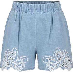 Ermanno Scervino , Sfbe011 C Df026 4100 Casual Shorts ,Blue female, Sizes: 6 Y, 4 Y, 8 Y