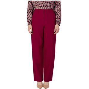 Vila , Womens Bordeaux Trousers ,Red female, Sizes: M, XS, 2XS