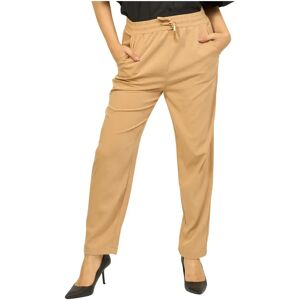 Gaudi , Brown Fluid Stretch Trousers ,Brown female, Sizes: M, L, XS, XL, S