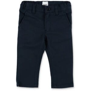 Hugo Boss , Blue gabardine cotton baby boy Hugo Boss pants ,Blue male, Sizes: 3 M, 3 Y, 12 M, 9 M, 2 Y, 6 M, 18 M