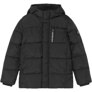 Calvin Klein , Essential Puffer Jacket for Boys ,Black male, Sizes: 10 Y, 4 Y