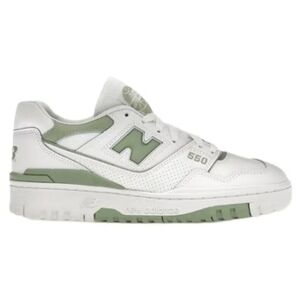 New Balance , Mint Green Leather Sneakers ,White male, Sizes: 11 UK