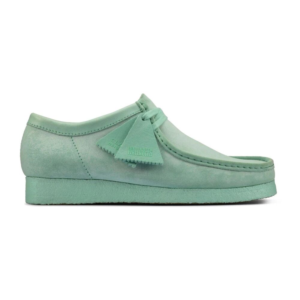Clarks , Womens Shoes Loafer Green Ss23 ,Green female, Sizes: 4 UK