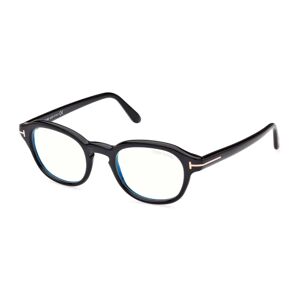Tom Ford , Blue Block Eyewear Frames ,Black female, Sizes: 49 MM