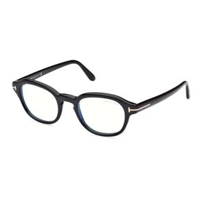 Tom Ford , Elevate Your Style with These High-Quality Celluloid Eyeglasses ,Black male, Sizes: 49 MM