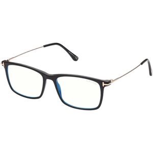 Tom Ford , Eyewear frames FT 5758-B Blue Block ,Black unisex, Sizes: 54 MM