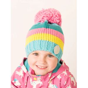 Blade & Rose   Pastel-Striped Bobble Hat