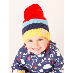 Outlet Blade & Rose   Bright Stripe Bobble Hat