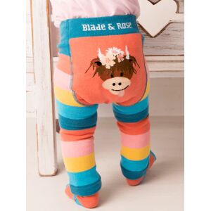 Blade & Rose   Bonnie Highland Cow Leggings   Unisex Leggings For Babies & Toddlers   Sizes 0-4 Years