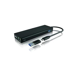 Icy Box IcyBox 9 in 1 USB Type-C® & Type-A Dock with Dual Video Output