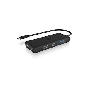 Icy Box IcyBox 7 in 1 USB Type-C® Docking Station with Triple Video Output