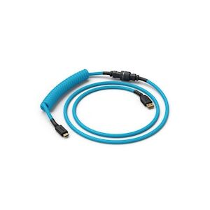 Glorious Coiled Cable USB-C to USB-A – Electric Blue (GLO-CBL-COIL-EB)