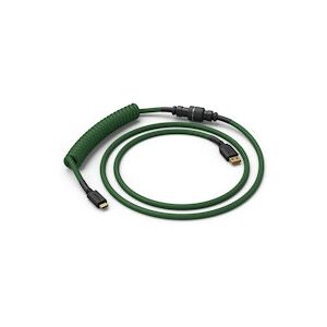 Glorious Coiled Cable USB-C to USB-A – Forest Green (GLO-CBL-COIL-FG)