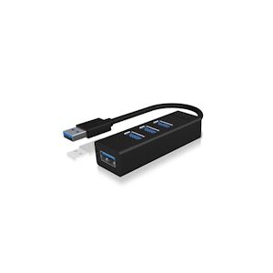 IcyBox 4 Port Hub with USB 3.0 Type-A interface