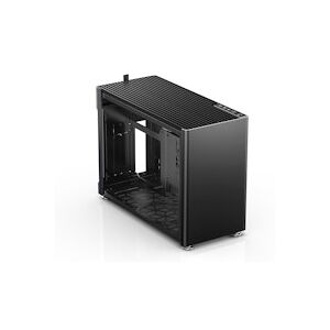 Jonsplus i100 Pro Mini-ITX Case, Tempered Glass - Black