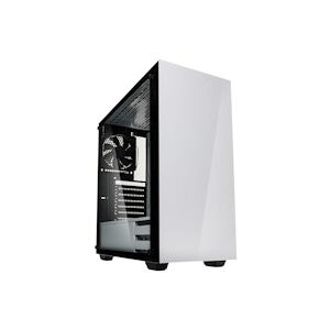 Kolink Stronghold Midi Tower Gaming Case - White Tempered Glass Side Window