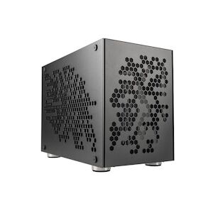 Kolink Rocket Heavy Vented Edition Aluminium Mini-ITX Case - Gunmetal Grey