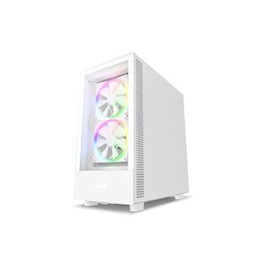 NZXT H5 Elite Matte White Mid Tower Case